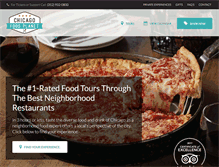 Tablet Screenshot of chicagofoodplanet.com